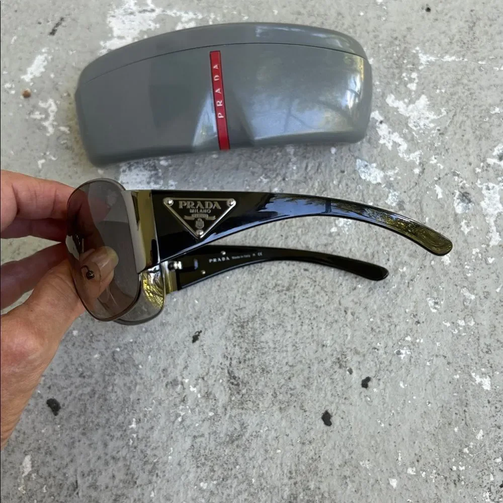 Prada unisex shield sunglasses